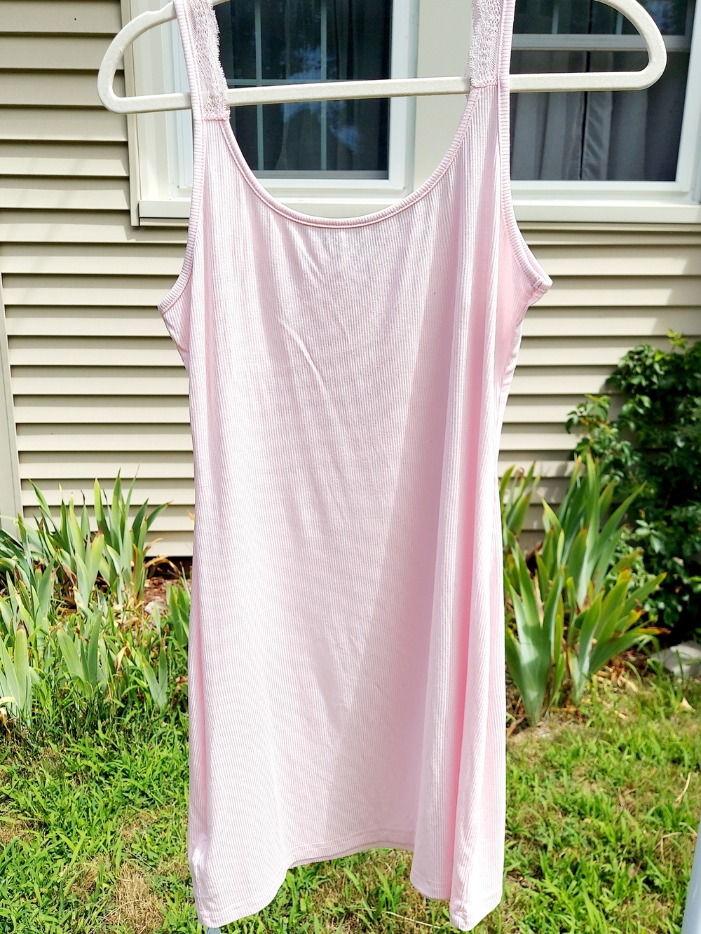 CUPSHE Pastel Pink Cotton Nightgown Sleep Dress Womens Size Medium NWT Preppy - Picture 5 of 6